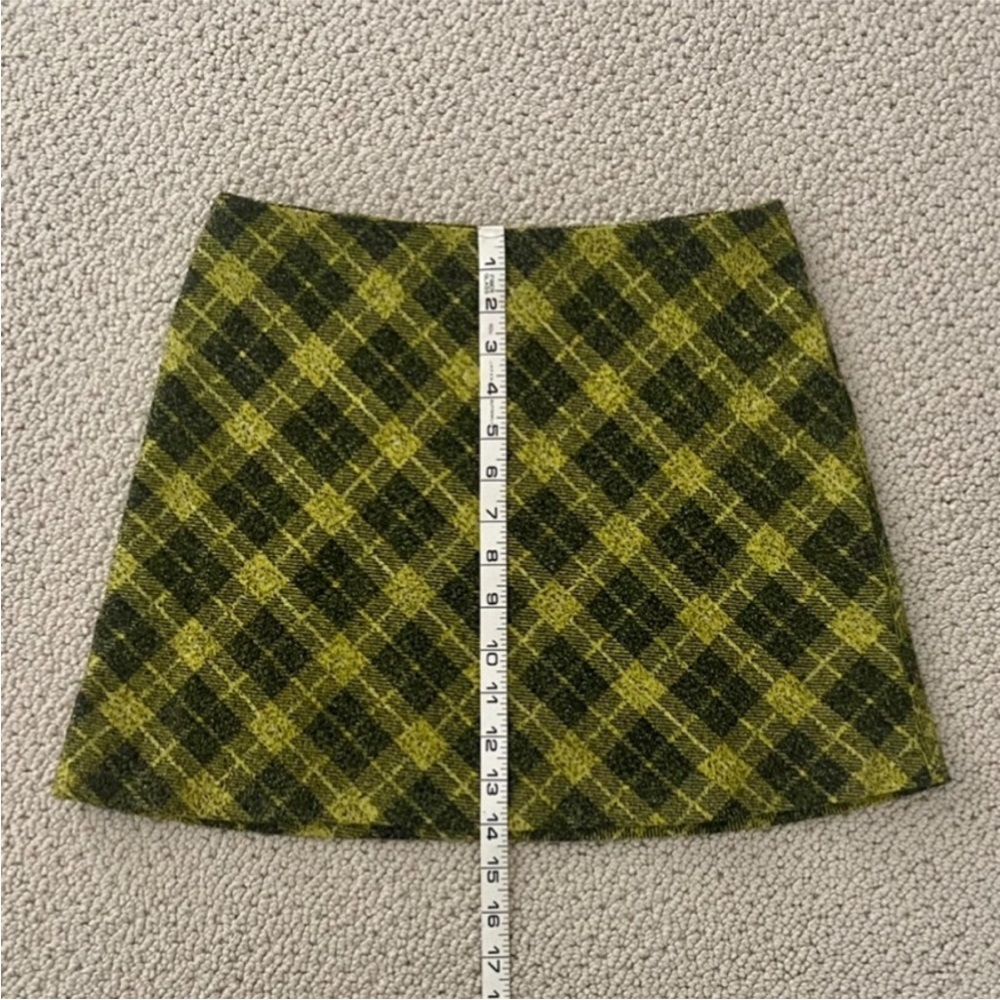 Zara Black & Yellow Mini Skirt - Picture 6 of 6